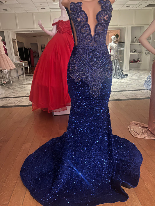 Saffaire Gown - RoyalBlue