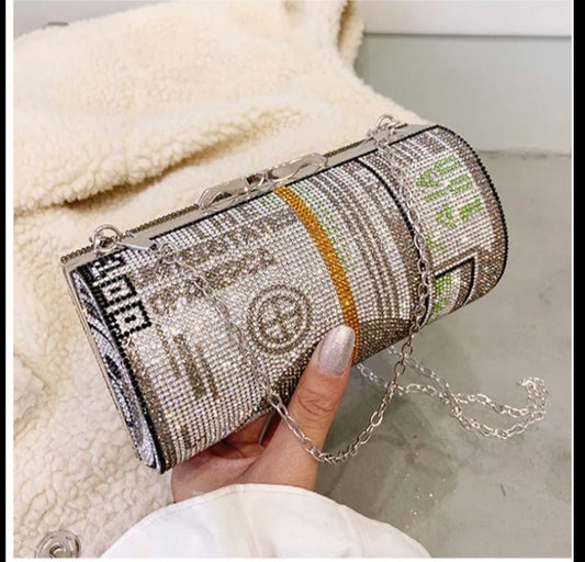 Roll of Cash Clutch
