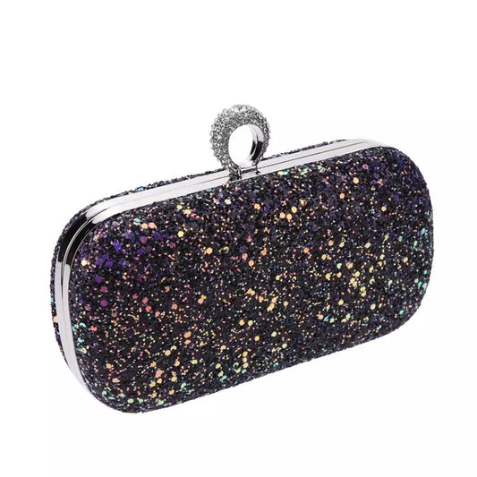 Midnight Sparkle Clutch
