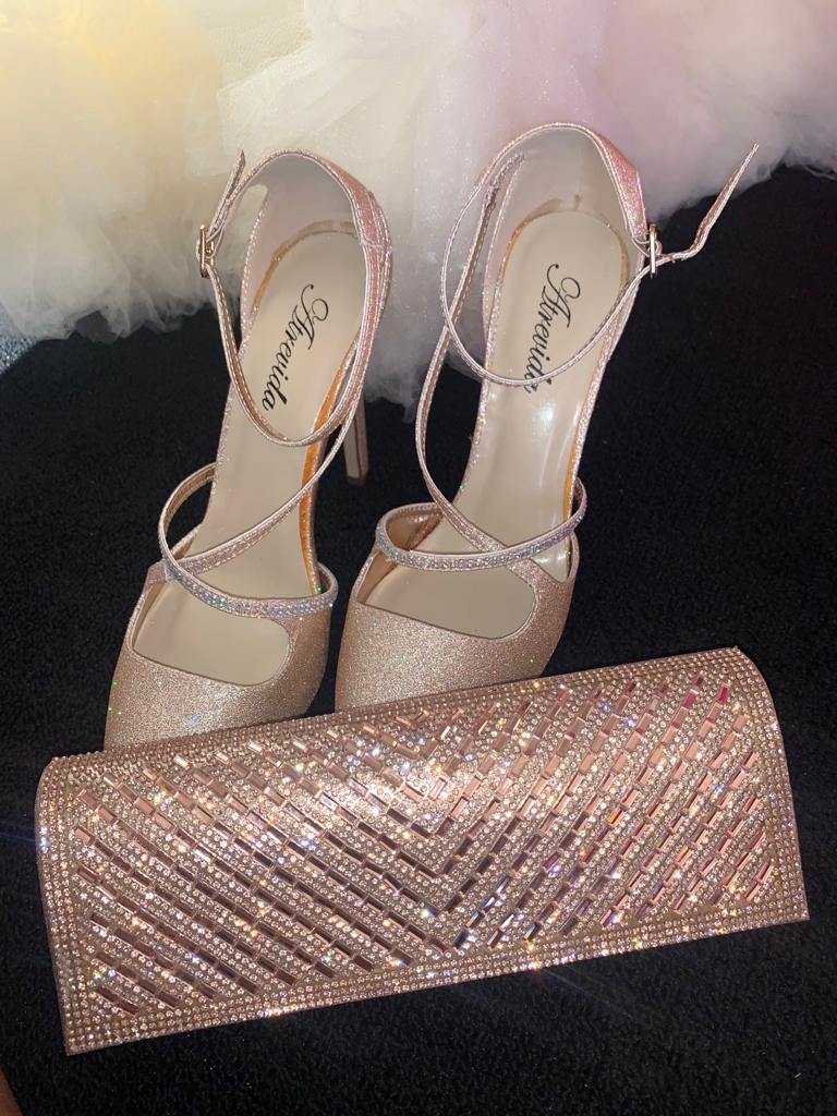 Champagne Glitter Pumps