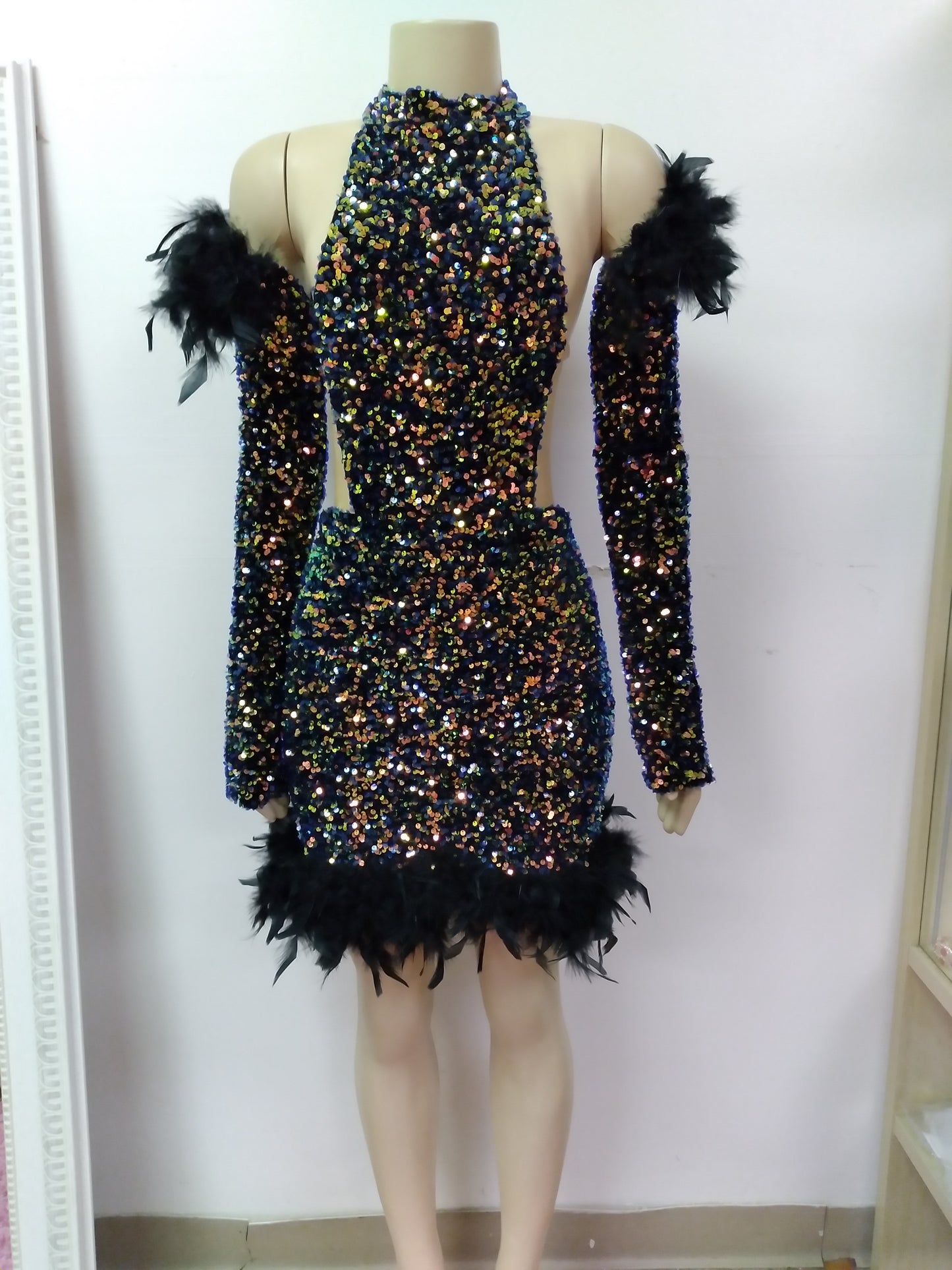 Nicki Sequin Dress