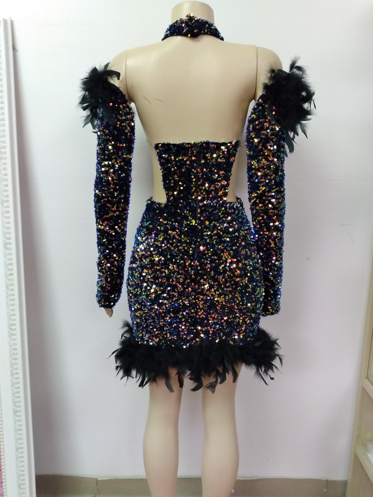 Nicki Sequin Dress