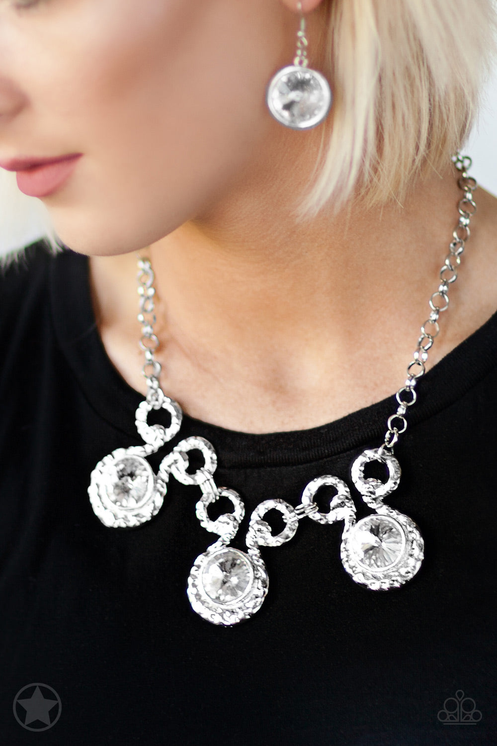 Tri Silver Necklace Set