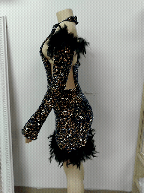 Nicki Sequin Dress